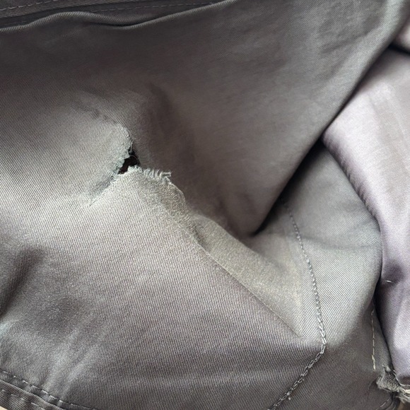 HUGO BOSS Halmex Straight Wool Blend Dress Pants High Rise Men's SZ 37 Gray - Picture 13 of 16